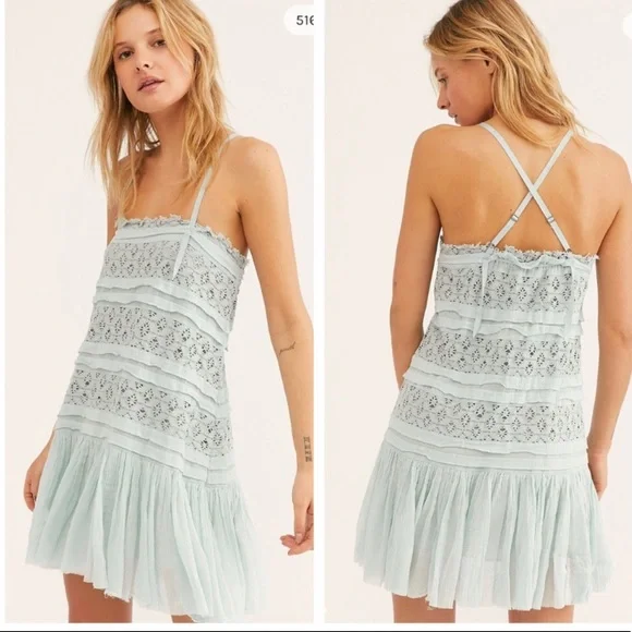 Free People Dresses Free People Shailee Slip Dress Poshmark